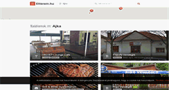 Desktop Screenshot of ajka.etterem.hu