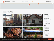 Tablet Screenshot of ajka.etterem.hu