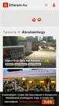 Mobile Screenshot of abrahamhegy.etterem.hu