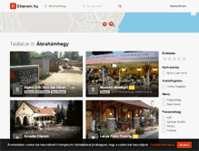 Tablet Screenshot of abrahamhegy.etterem.hu