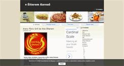Desktop Screenshot of etterem.biz