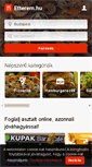 Mobile Screenshot of allas.etterem.hu