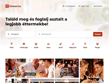 Tablet Screenshot of etterem.hu